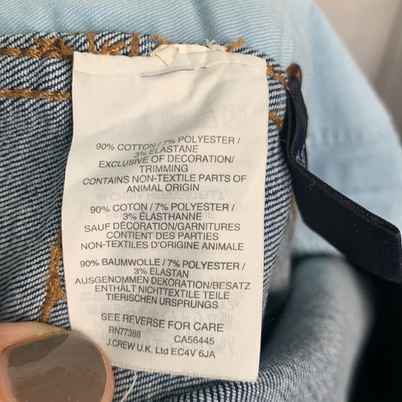 Madewell 10" High-Rise Skinny Jeans: Drop-Hem Edition W-854 Size 27 - Picture 15 of 16